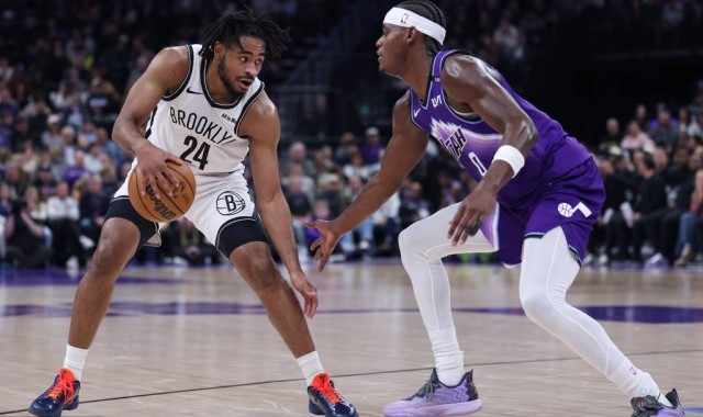 乔治26+7&amp;伤退杰明25+10 篮网轻取爵士止七连败