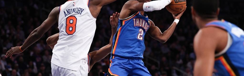 SGA26分霍姆格伦28分 唐斯17+17+6犯雷霆险胜尼克斯