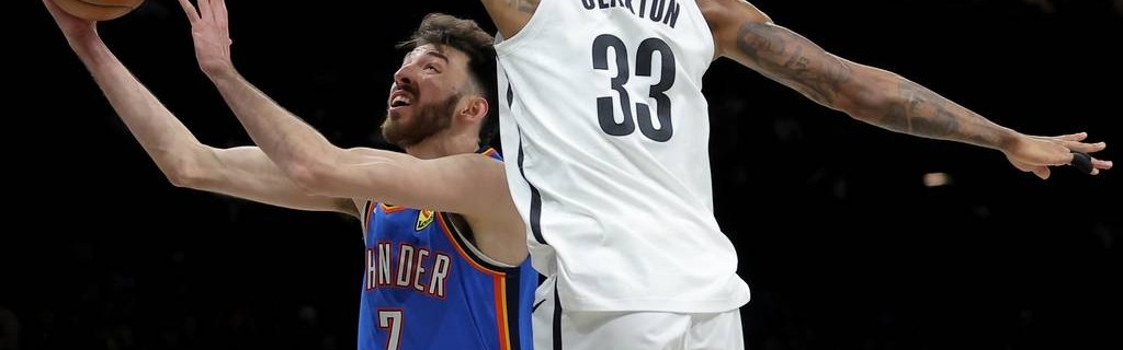 亚历山大20分麦凯恩26分 雷霆29分大胜篮网迎10连胜