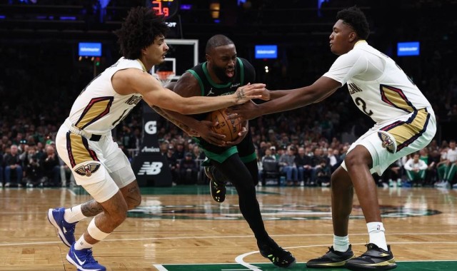 布朗23分普理查德21+10 豪瑟24分凯尔特人大胜鹈鹕